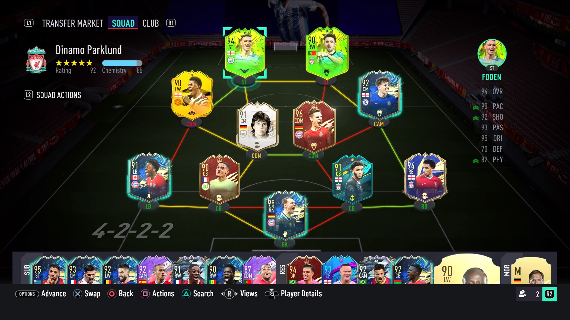 Phil Foden Fifa 21 98 Path To Glory Rating And Price Futbin